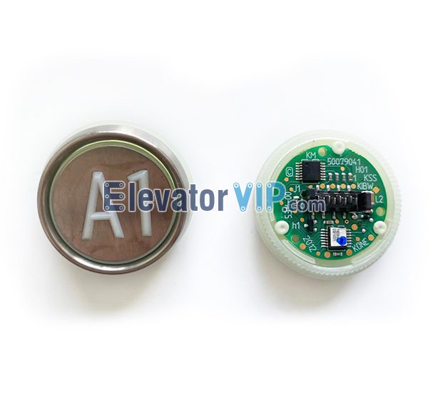 KONE Elevator Push Button, F2KKIBW Push Button, KONE KSS KIBW Push Button, KM50079041H01, 50079041H01, KM804343G13, KM804343G01, KM804343G08