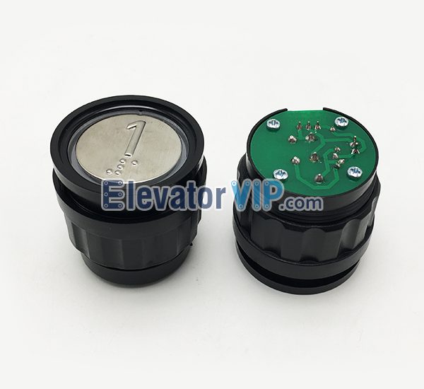 5400 Elevator Push Button, D2B-LBFA, HAZT-0508