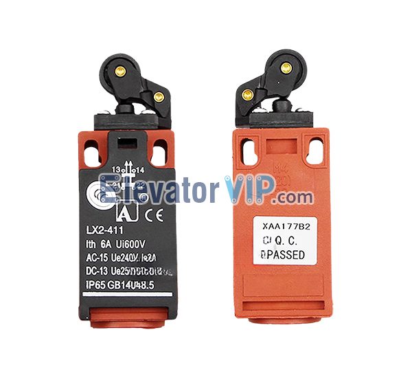 Otis Escalator Limit Switch, LX2-411, XAA177B2, XAA177B1