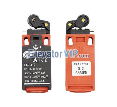 Otis Escalator Travel Limit Switch, LX2-412, XAA177C1, XAA177C2