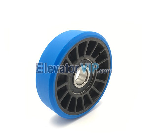 Escalator Step Roller polyurethane, PU Escalator Step Chain Roller 76.2×22×6202RS, 044.01268