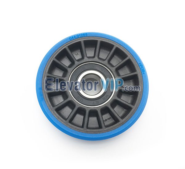 Escalator Step Roller polyurethane, PU Escalator Step Chain Roller 76.2×22×6202RS, 044.01268