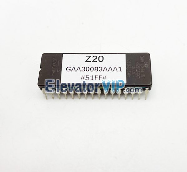 Otis Elevator Board Z20 EPROM Chip, GAA30083AAA1, AM27C020-70DC, AM27C020-90DC