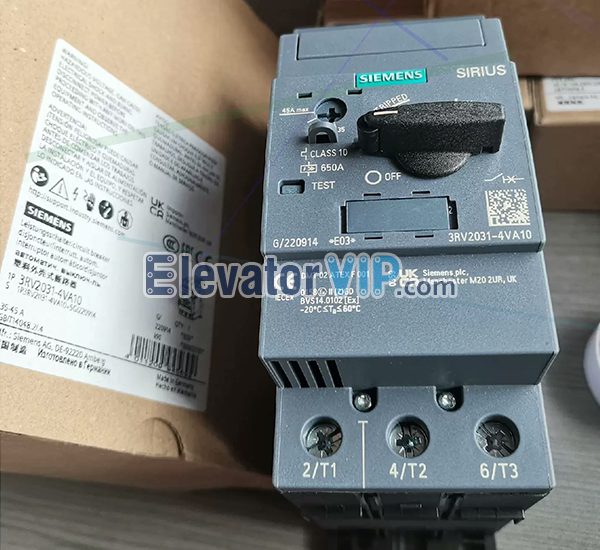 KONE Elevator Circuit Breaker, KM275176, 3RV2031-4VA10