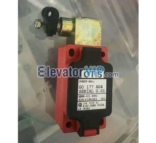 Otis Escalator Handrail Breaking Safety Switch, GO177AG4, ENK-U1 AVG, 618.1136.023