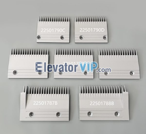 Hitachi Escalator Comb Plate, 22501790C, 22501790D, 22501787B, 22501788B, 22501789B, 22501787A, 22501788A, 22501790A, 22501790B, 22501789A