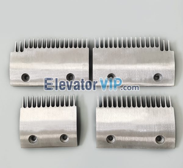 Sigma Escalator Aluminum Comb Plate, LG-Otis Escalator Comb Plate, 2L11531-L, 2L11531-R, 2L08779-M, 2L08785-M2, 2L08779, 2L08785A