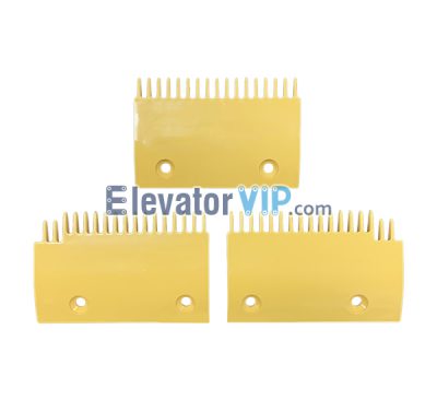 LG Sigma Escalator Yellow Comb Plate, DSA2000168-R, DSA2000169-M, DSA2000168-L