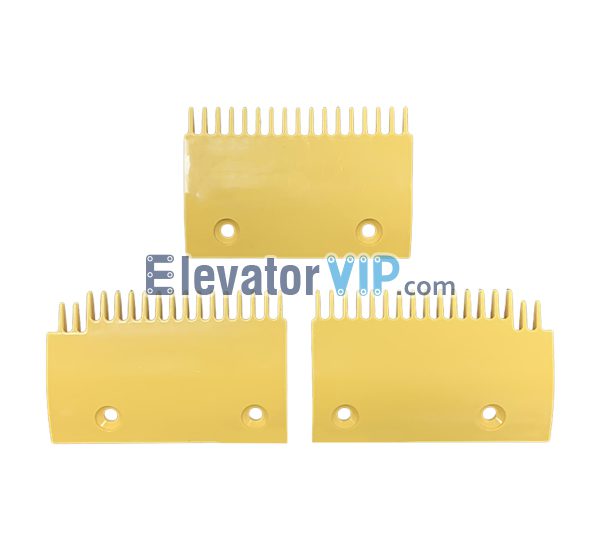 LG Sigma Escalator Yellow Comb Plate, DSA2000168-R, DSA2000169-M, DSA2000168-L