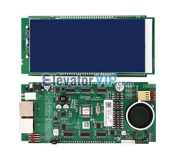 ThyssenKrupp Elevator LCD Display Board, A3N63370, G-944A, 99500010384