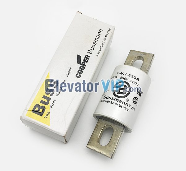 Bussmann High Speed Fuse, Otis E411 Elevator Fuse, FWH-350A, FWH-100A, FWH-125A, FWH-150A, FWH-200A, FWH-225A, FWH-250A, FWH-300A, FWH-350A, FWH-400A, FWH-450A, FWH-500A, FWH-600A, FWH-700A, FWH-800A