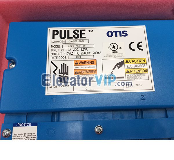 Otis Gen2 PULSE Elevator Coated Steel Belt Mointor, Otis Traction Machine Steel Belt Detector, ABE21700X109, ABA21700Y2, AAA26800AQH1, DAA21752C1, ABE21700X101, ABE21700X102, ABE21700X108