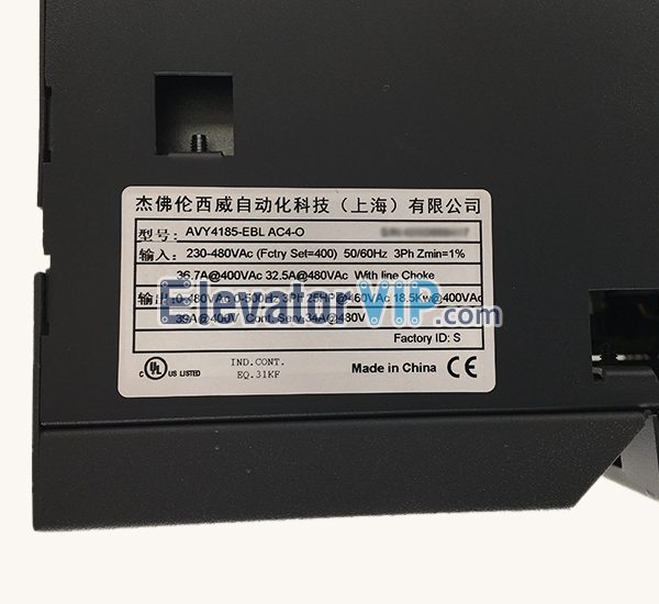 GEFRAN SIEI Elevator Inverter, AVY4185-EBL AC4-0, AVY4185-EBL BR4