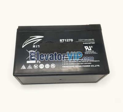 Elevator Brake Release Device Battery, Elevator Emergency Power Supply, Elevator Re-leveling Replacement Battery, Valve Regulated Sealed Lead-acid Battery, RT1270