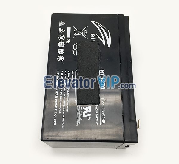 Elevator Brake Release Device Battery, Elevator Emergency Power Supply, Elevator Re-leveling Replacement Battery, Valve Regulated Sealed Lead-acid Battery, RT1270