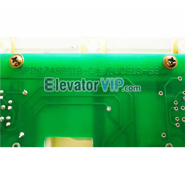 Toshiba CV150 CV180 CV190 Elevator COP Push Button Board, 5PIN1748P018-C, UCE13-68C