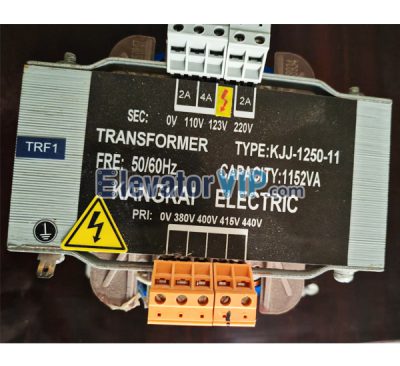 Sigma Elevator Transformer, KJJ-1250-11, KJJ-1250-02